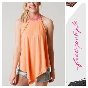 Free People Twin Peaks Asymmetrical Tank